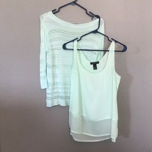 WHBM Sweater with shell